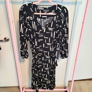 Luxology Black and White Dress Size 2X